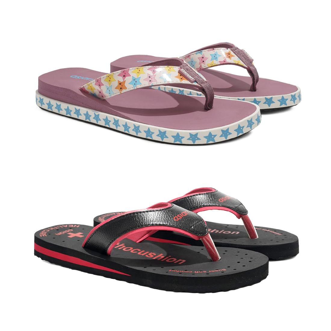 ASIAN Womens Slipper Combo Pack of 2 Daily Used Flip-Flops & Slippers | Lightweight With Multicolor Eva Outsole Chappals For Womens & Girls (B0CCXZJCXC) Amazon Price History, Amazon Price Tracker