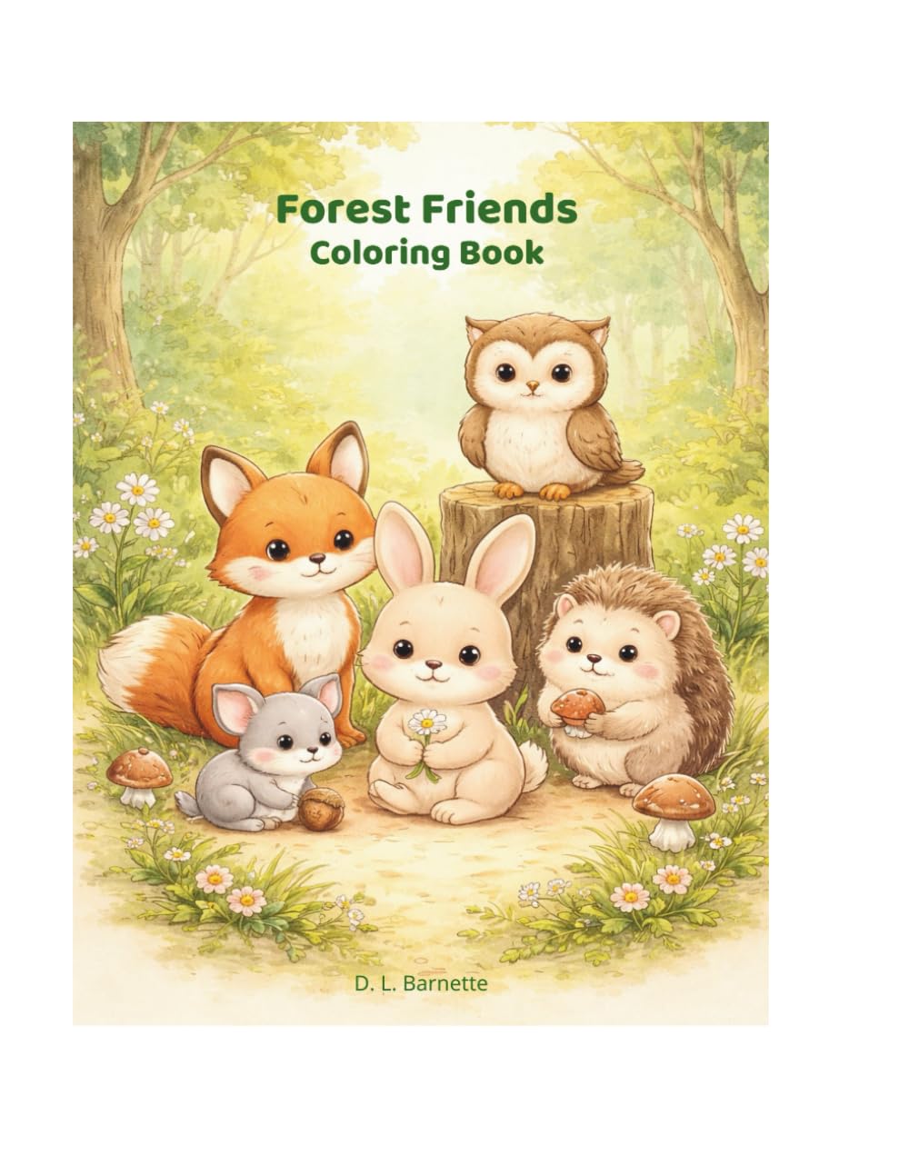 Forest Friends Coloring Book