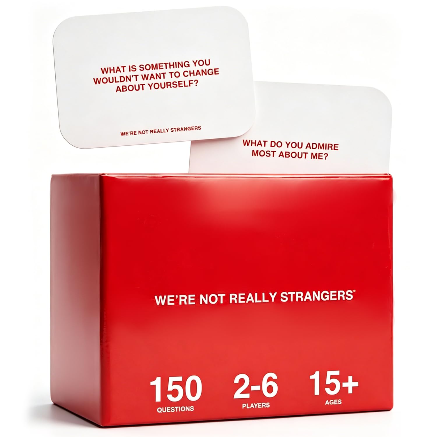 PATPAT® We're NOT Really Strangers Card Games for Adults at Home, 150 Conversation Playing Cards for Adults Kids for Ages 15+, 2-6 Players, Icebreaker Questions for Game Night or Date Night-image-44