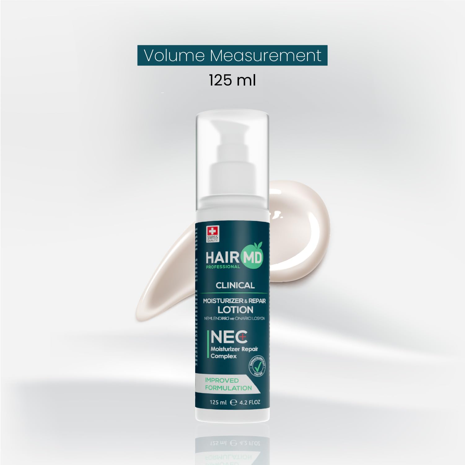 HairMD Crema idratante per la crescita dei capelli e lozione riparatrice (1 mese) Trattamento anticaduta per capelli diradati/secchi e procedura post-trapianto di capelli con biotina, cheratina