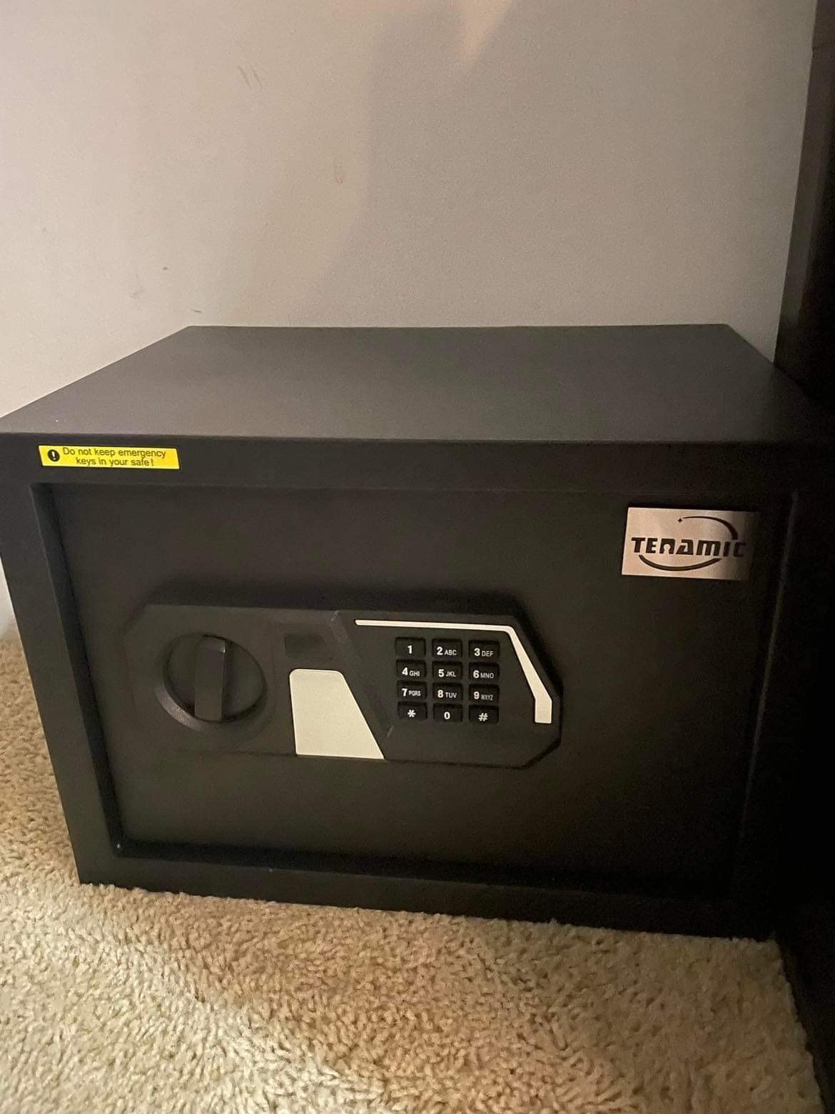 13/mo Finance Tenamic Safe Box 0.4 Cuft Electronic Digital Security