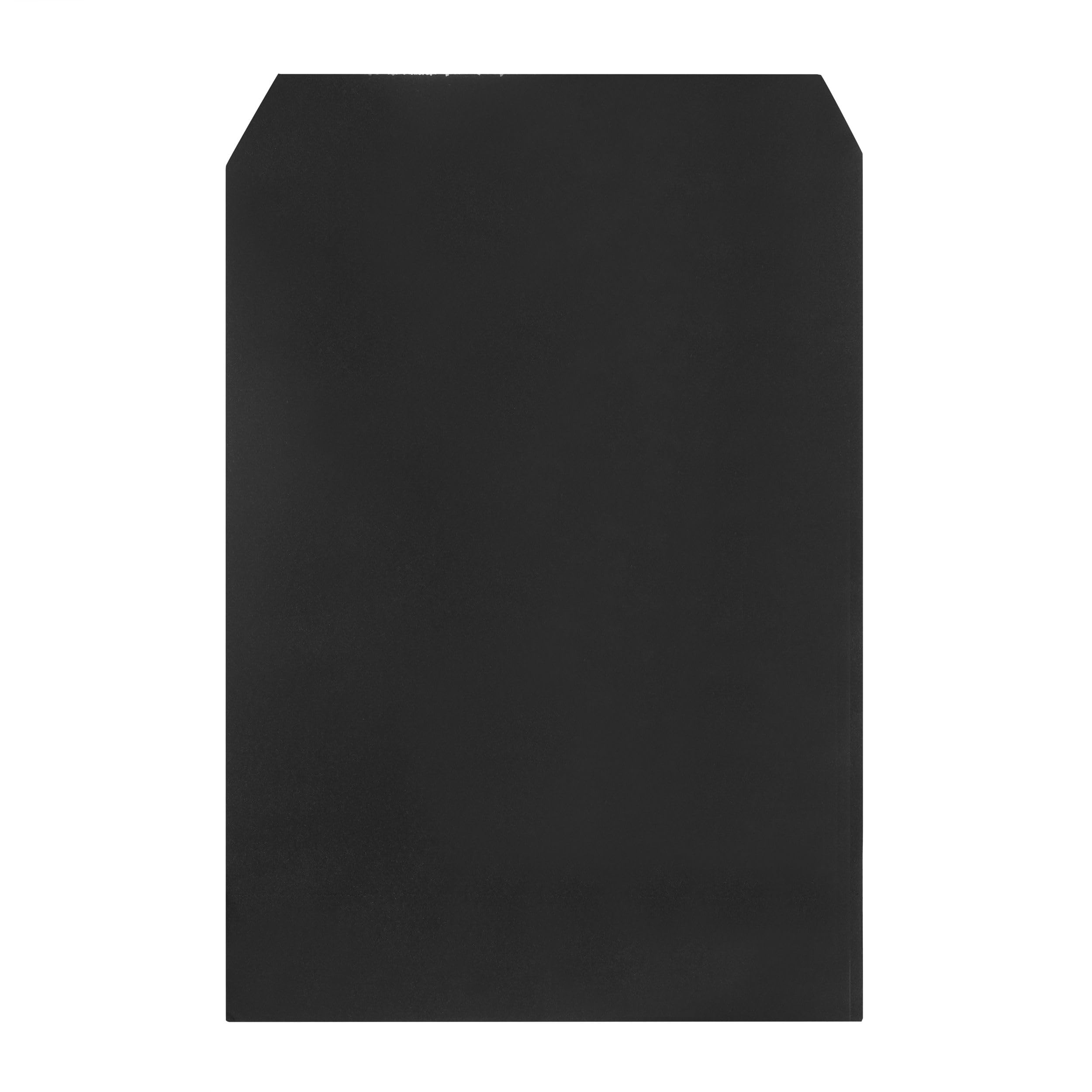 Quotidian Black Flat Large Greaseproof Paper Bags 6" x 9" (15 x 22.8cm) Pack of 100 - Birthday Wedding Confetti Stamps Business