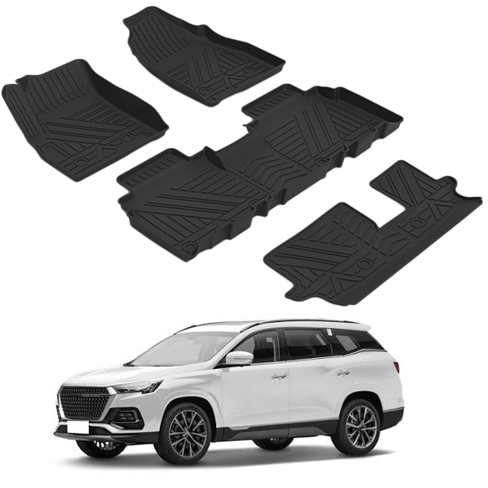 PAPEP Floor Mats for Jetour X95 7-seater 2020-2023 RHD