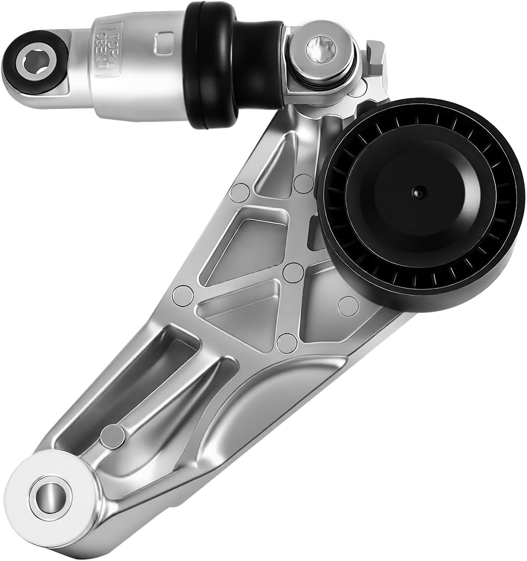 39415 Drive Belt Tensioner with Pulley Assembly Compatible with Jeep Wrangler 2012 2013 2014 2015 2016 2017 for JK 2018 V6 3.6L, Replace OE 04627038AA