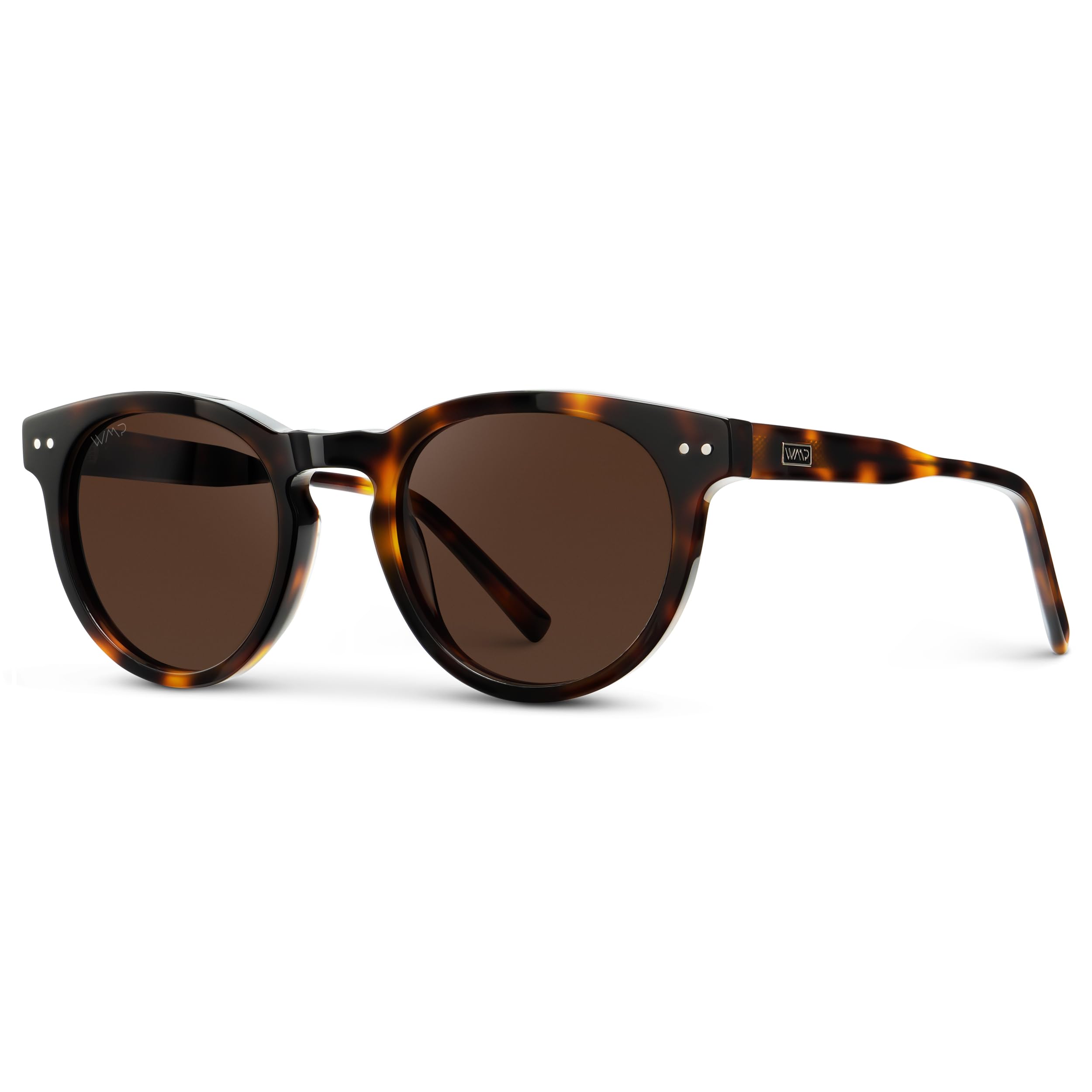 WearMe Pro Gafas de sol polarizadas redondas para mujer, protección UV400 retro clásica para conducir y uso diario