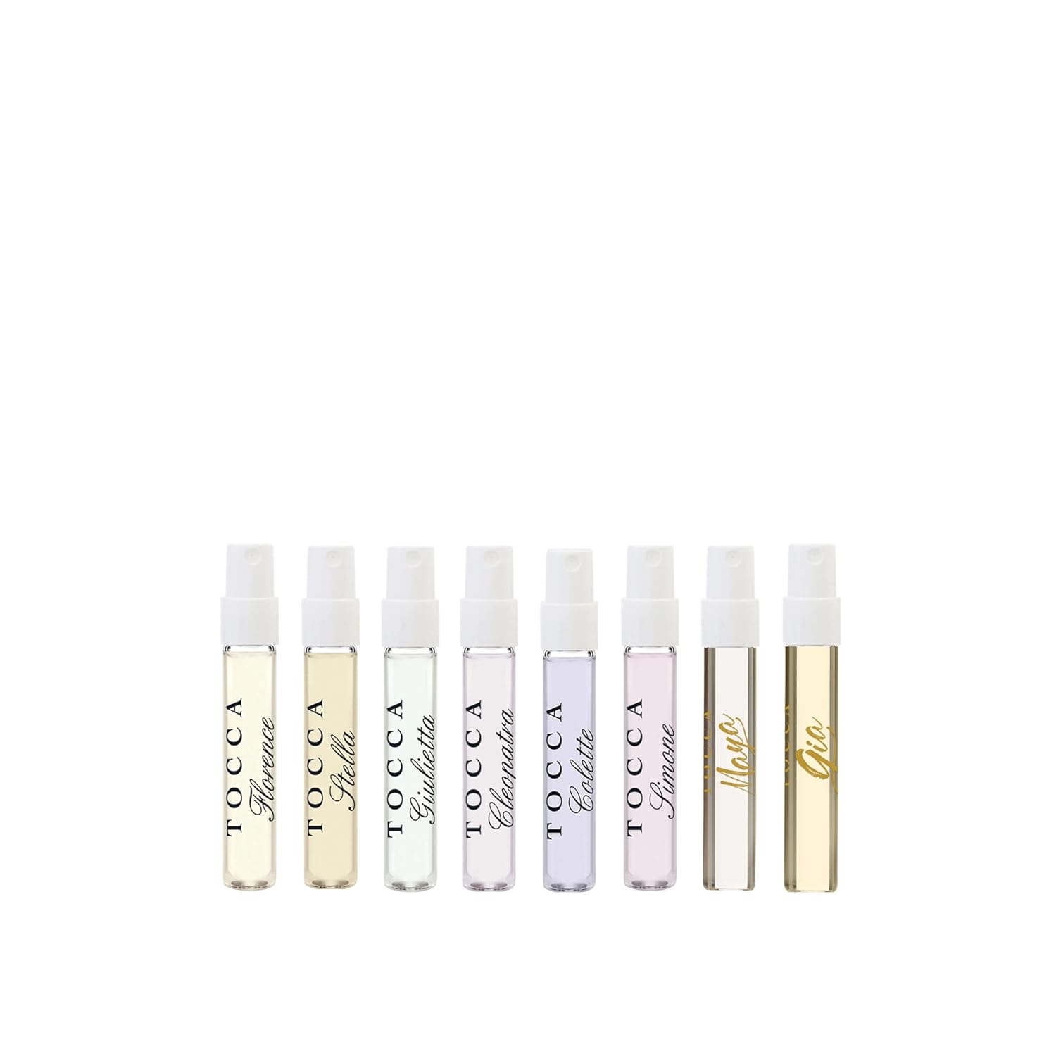 Tocca Eau de Parfum Mini Discovery Set - 8 Trial Size Women's Perfumes (1.5ml each), Discover Your Favorite Perfume