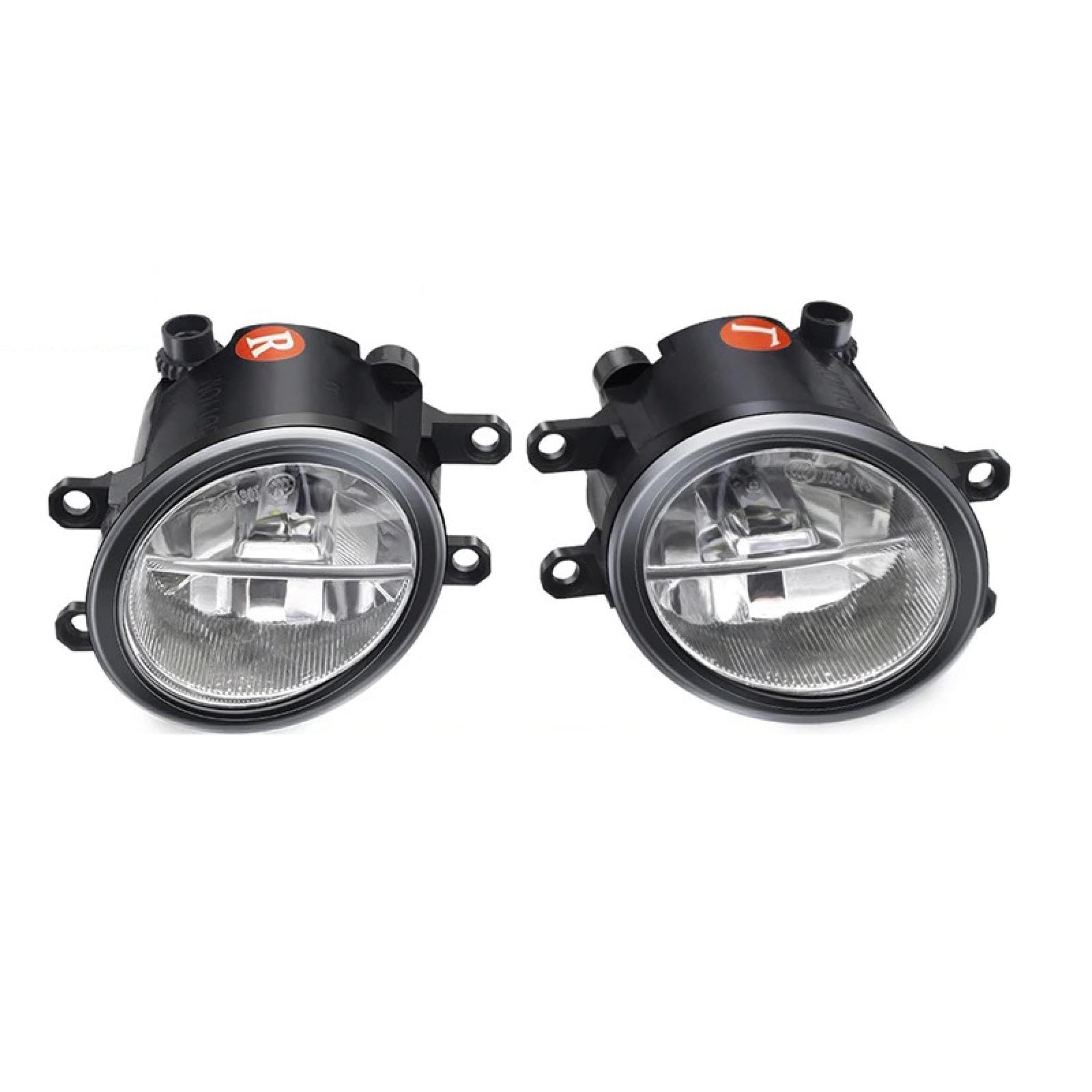 Mistlampen 2 X Lewe + Prawe światło przeciwmgielne samochodu Dla Yaris (_P9_) Hatchback 2005-2014 30W LED DRL Przeciwmgielne światło do jazdy dziennej H11 12V