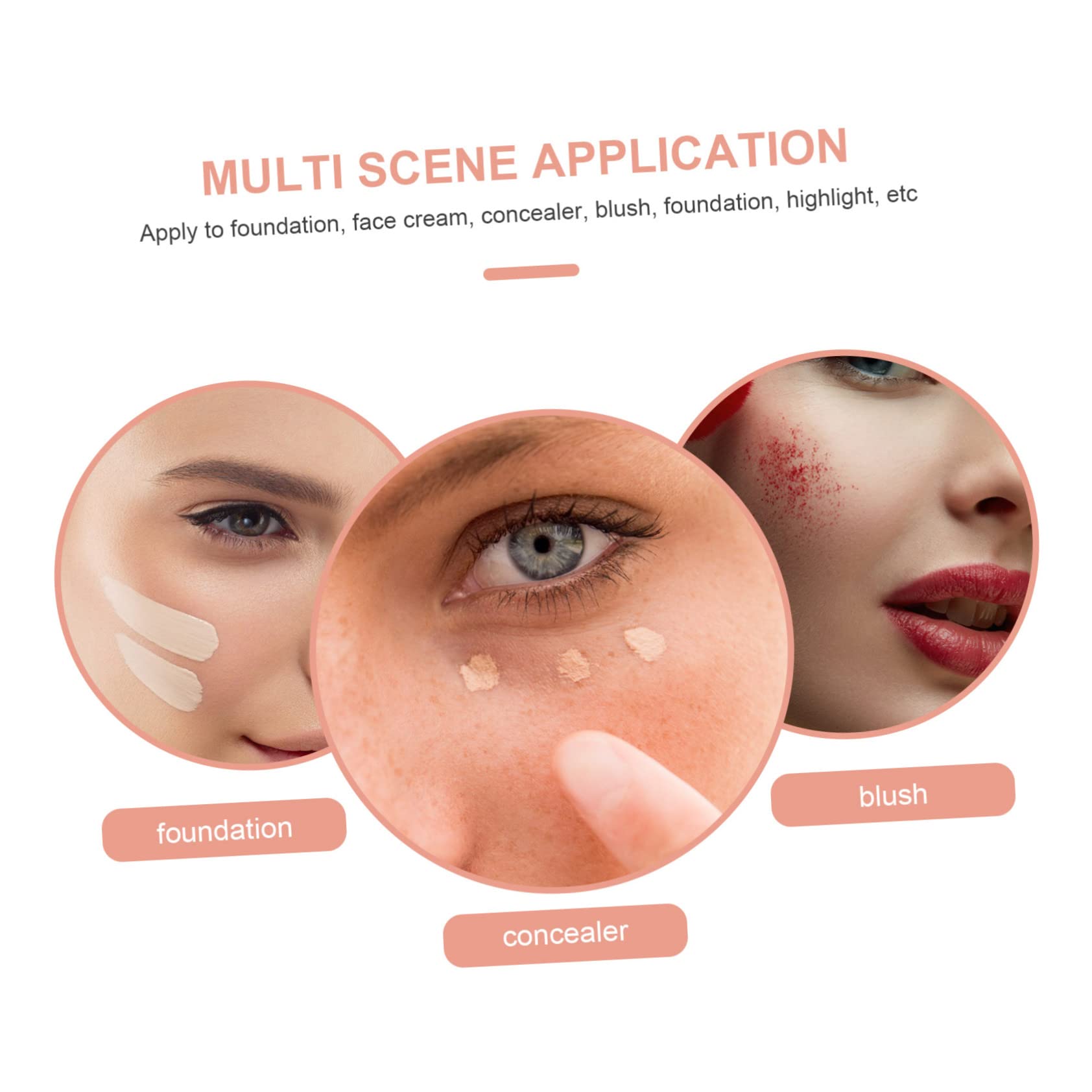 MAGICLULU 5 Sets Make-up-pinsel-set Pinsel Kosmetik-werkzeug Reise-make-up-set Kompakte Aufbewahrungstasche Für Beauty-tools Für Frauen Und Mädchen