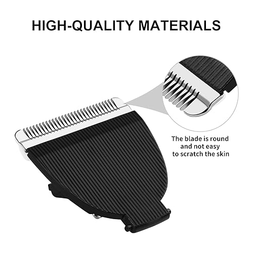 Miniatura 4 de Paquete de 2 cuchillas de repuesto para recortadora Manspot, cuchillas de repuesto de cerámica higiénicas compatibles con recortadora de cuerpo