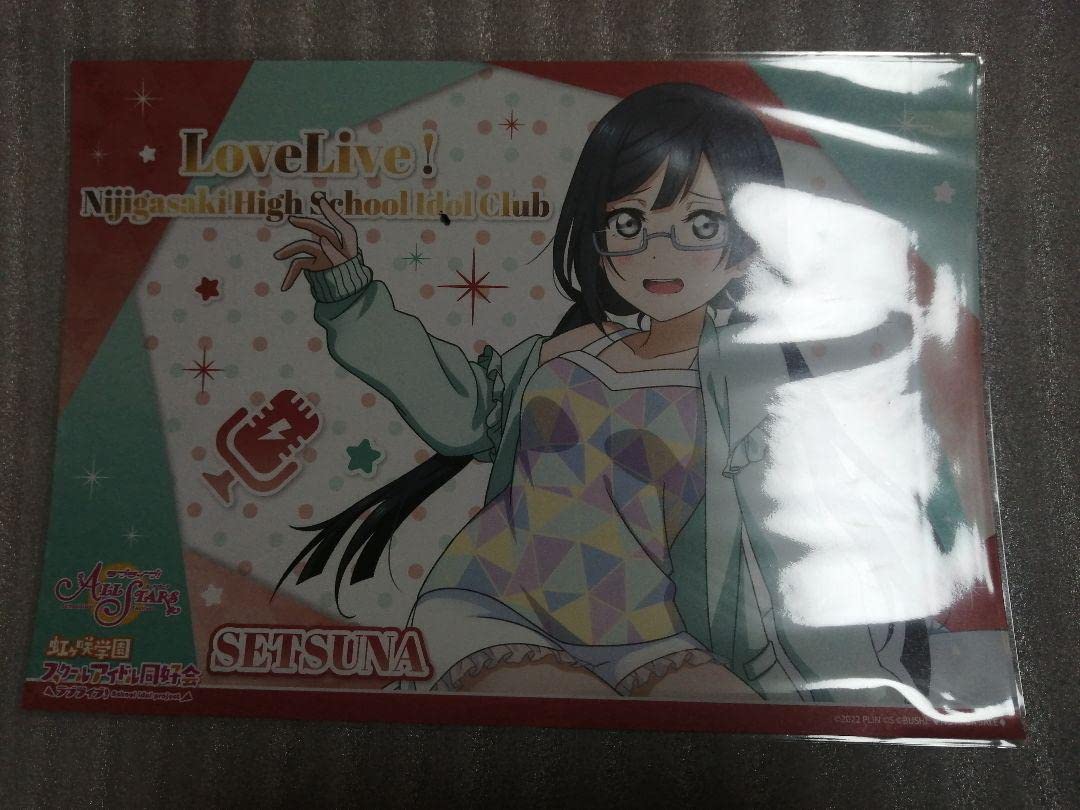 優木せつ菜　ランチョンマット　THEキャラカフェ　心斎橋 優木せつ菜 ランチョンマット THEキャラカフェ 心斎橋 ラブ