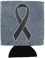 Vista 78 de Caroline's Treasures AN1202CC - Cinta azul oscuro para concientización del cáncer de colon para latas o botellas, enfriador lavable, funda plegable