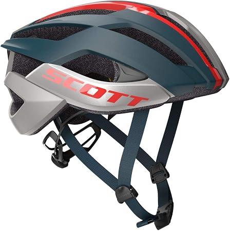 SCOTT NTL bl/rd S, Casco Arx Plus S Unisex Adulto, S : Sport e tempo libero