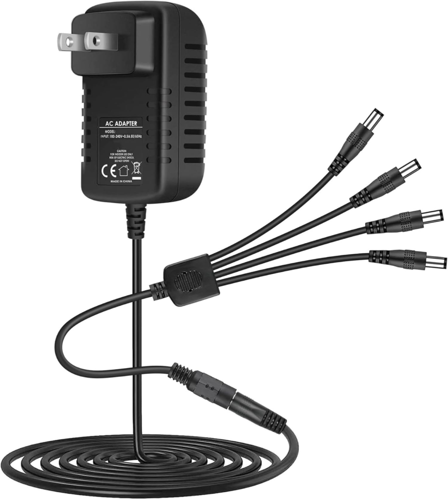 4 Output AC Adapter Compatible with Lemax Lighted Accessory 4.5V # 74707 74295 84428 44242 94565 94566 94527 94563 94564 44241 64517 74269 74274 Christmas Village Spooky Town 4.5VDC 5V DC Charger