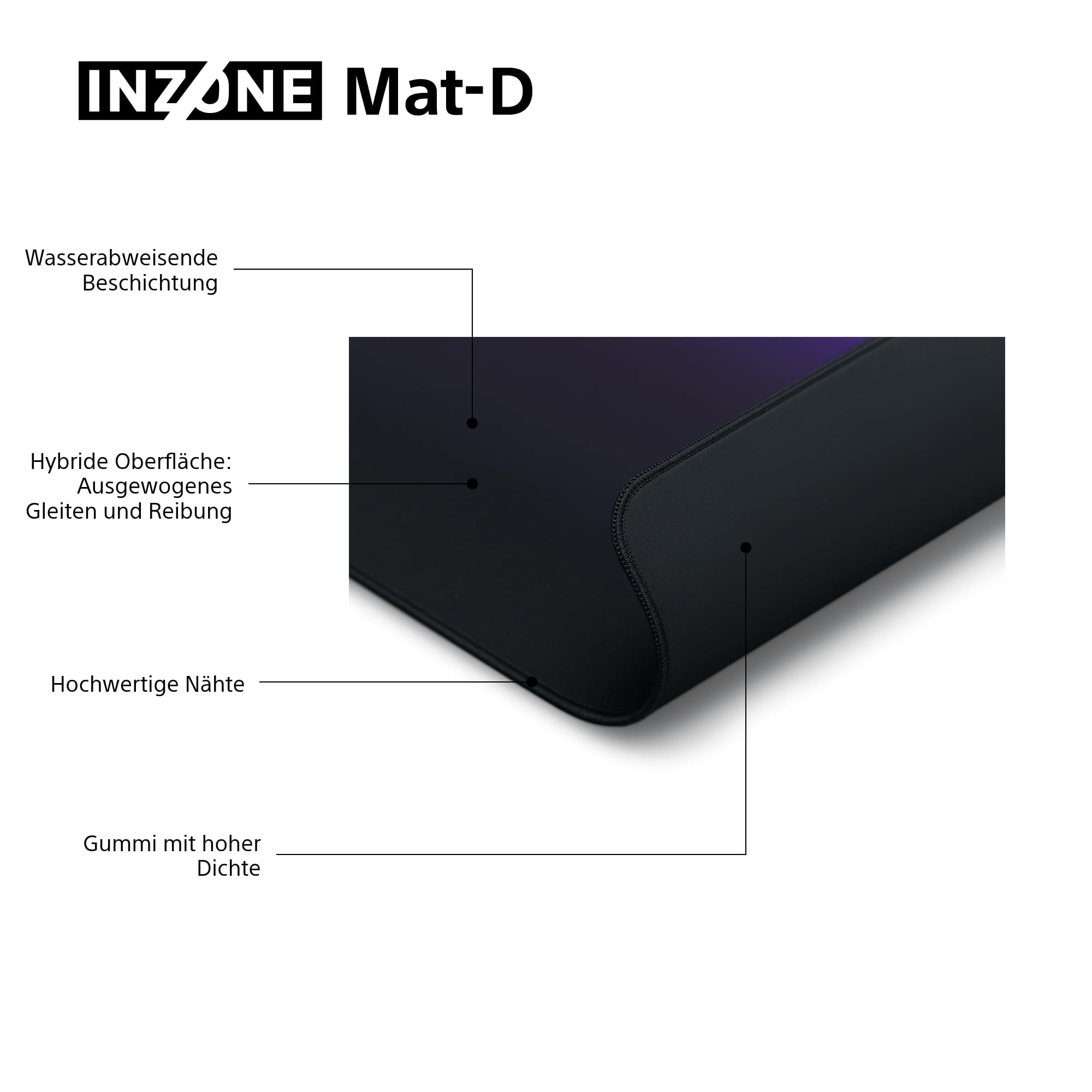 Sony INZONE Mat-D Gaming-Mauspad – Bild 9