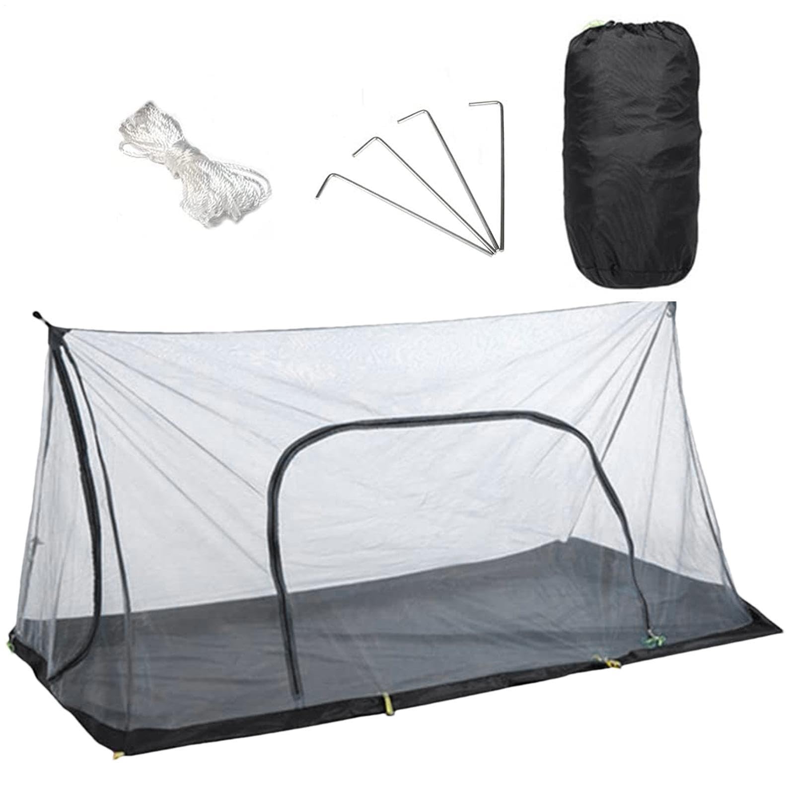 Rete da Campeggio con Rete, Fliegennetz-Bettnetze, Ultraleichtes | Schutznetz mit Feinsten Löchern, Wasserabweisendes Netznetz für Outdoor-Reiseutensilien