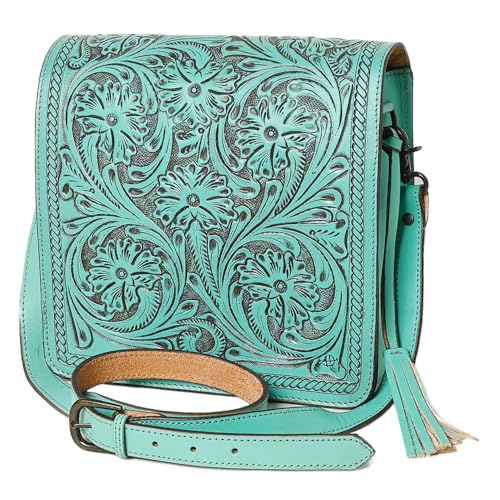 American Darling Clutch Hand Tooled Genuine Leather Western Women Bag Handbag Purse | Purses for Cute