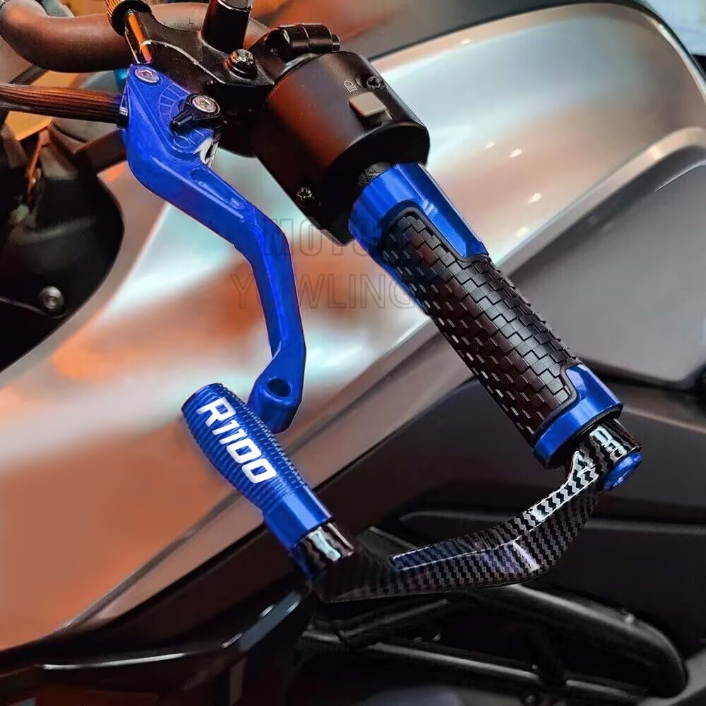 Palanca Para Manillar Moto Protector de puños manillar palanca embrague freno(Lever Guard Blue)