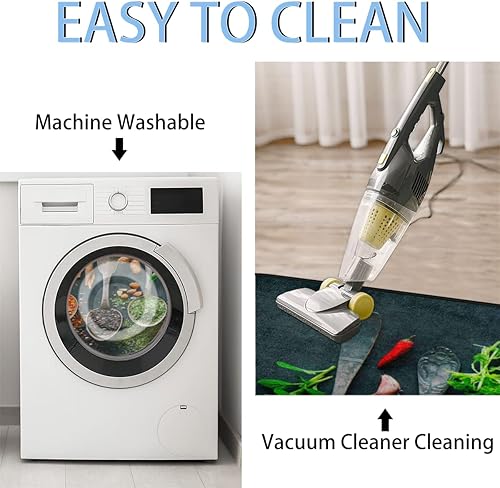 Miniatura 3 de Alfombra antideslizante de 2 x 6 pies, para pasillo, entrada, dormitorio, sala de estar, lavandería, dormitorio, decoración de cocina