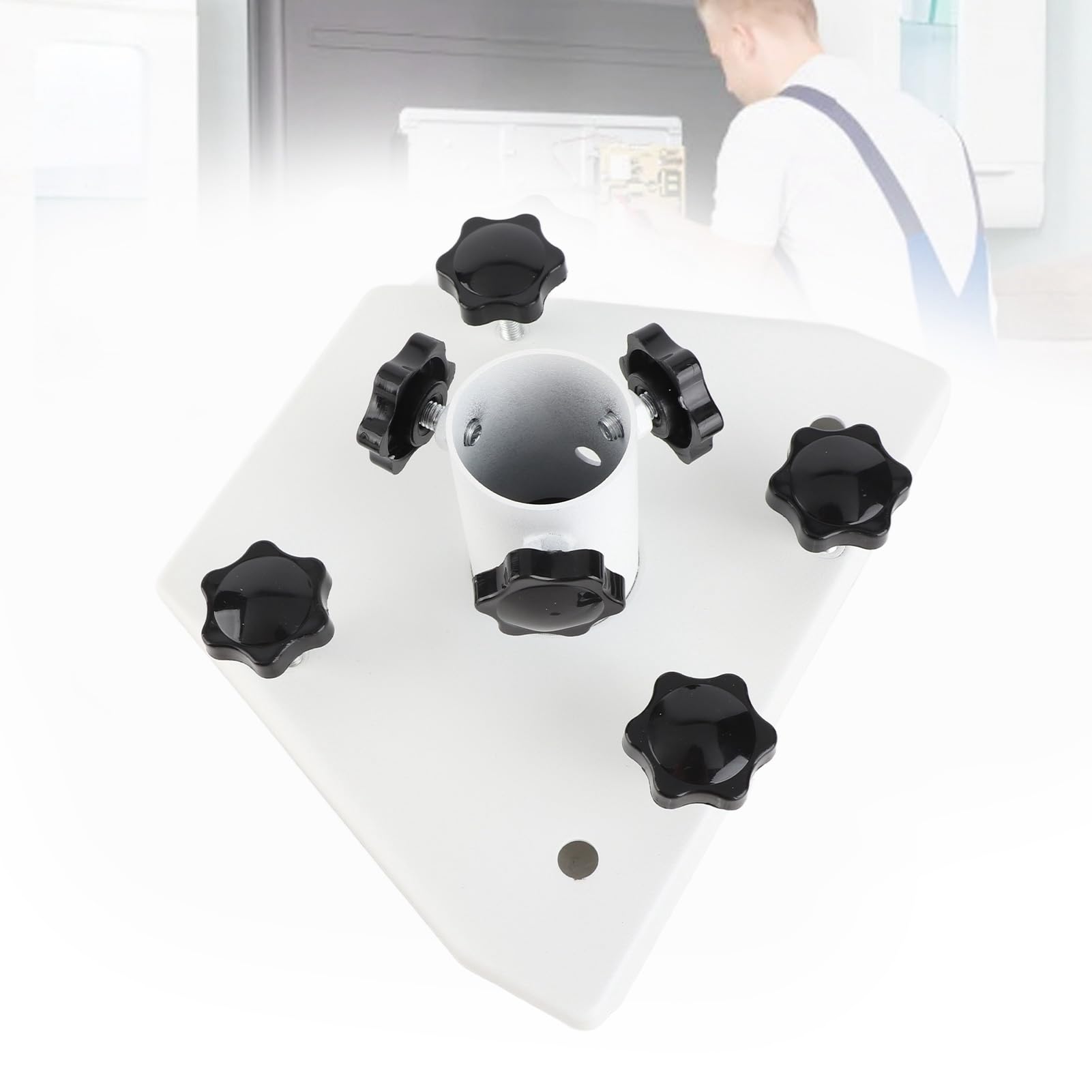 Adaptateur de Tuyau Plat Kit de Montage Internet Gen 3 Pôles, Support de Parabole Standard par Satellite Laque Montage V3, Support de Montage sur Le Toi