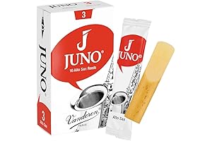 JUNO Reeds for Alto Saxophone - Strength 3 (10 Pack)