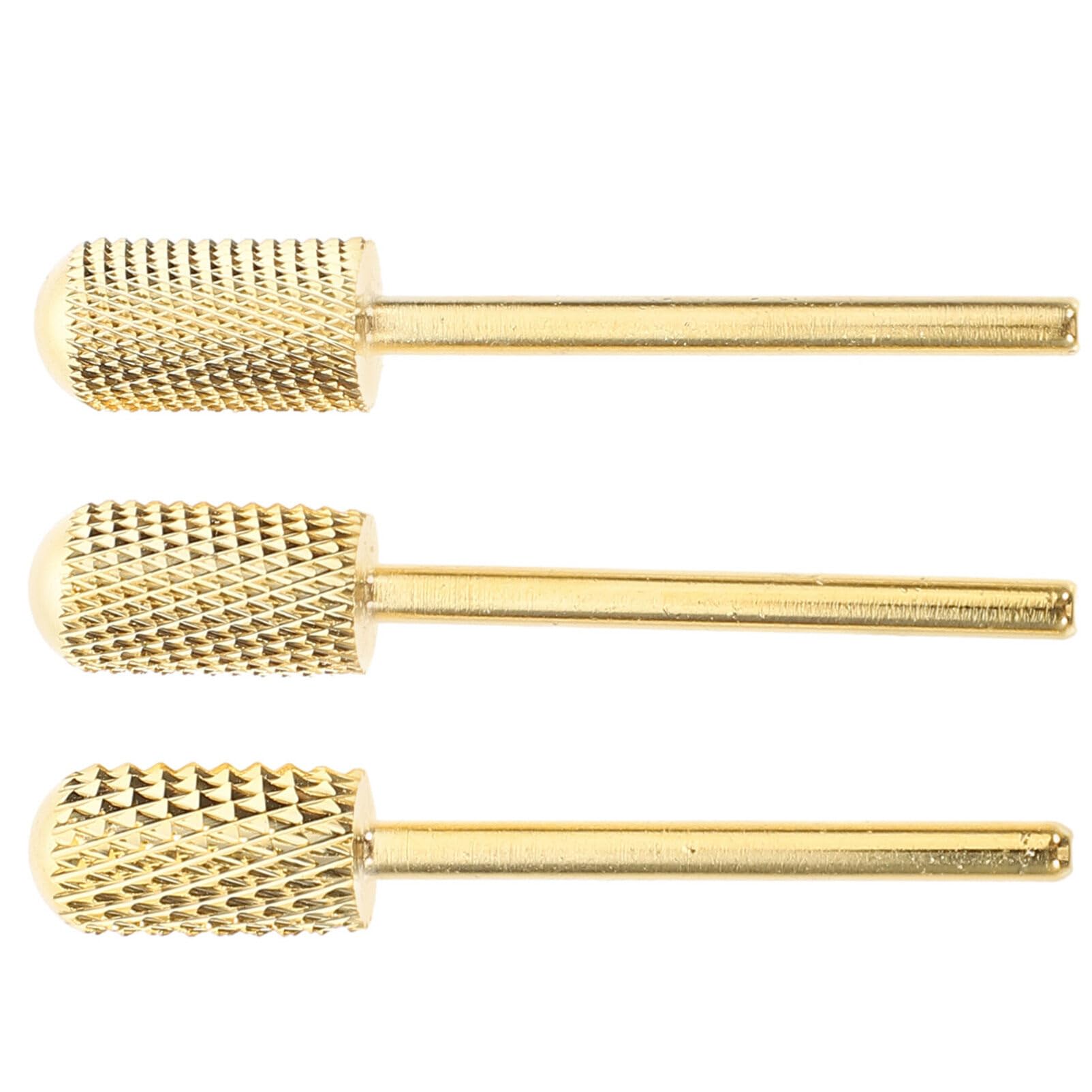 FRCOLOR 3pezzi Punte Per Unghie Set Punte Per Trapano Per Manicure e Pedicure Adatte Per e Facili Installare e Utilizzare Per Unghie Acriliche e Rimozione Gel