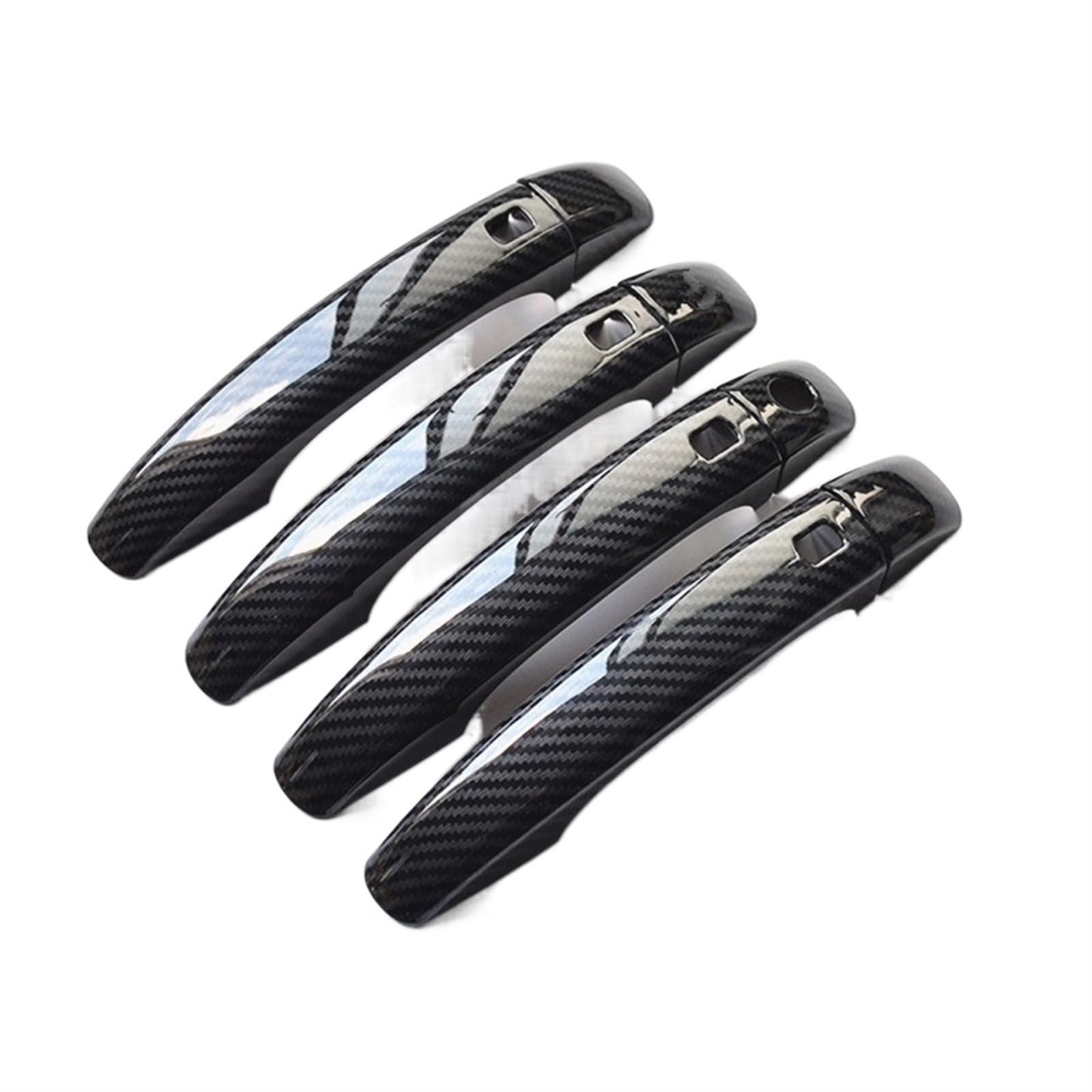 Drezzo Car Exterior Door Handle Car Door Handles Decoration Cover Trim A4 B8 Q3 Q5 Doorknob Bowl Covers Exterior Decals(Door Handles)