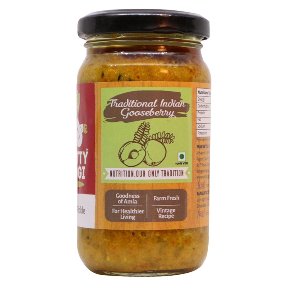 Nutty Yogi Amla Pickle - 200gm