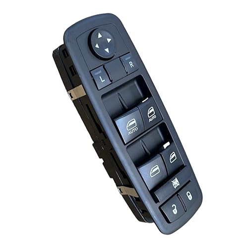 Interruptor maestro de elevalunas eléctrico compatible con Jeep Grand Cherokee 2011 2012 2013 Dodge Durango 2011-2013 Reemplazar OEM # 68030823AE