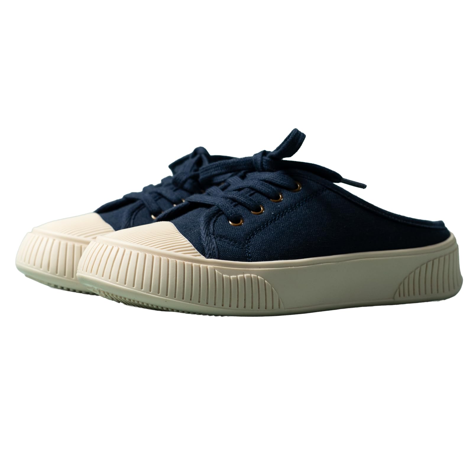 theater Women Elves Mule Sneakers | Lace-Up Canvas Slip-Ons with Cushioned Sole | Lightweight, Breathable, Stylish Footwear for Travel and Work-picture-23
