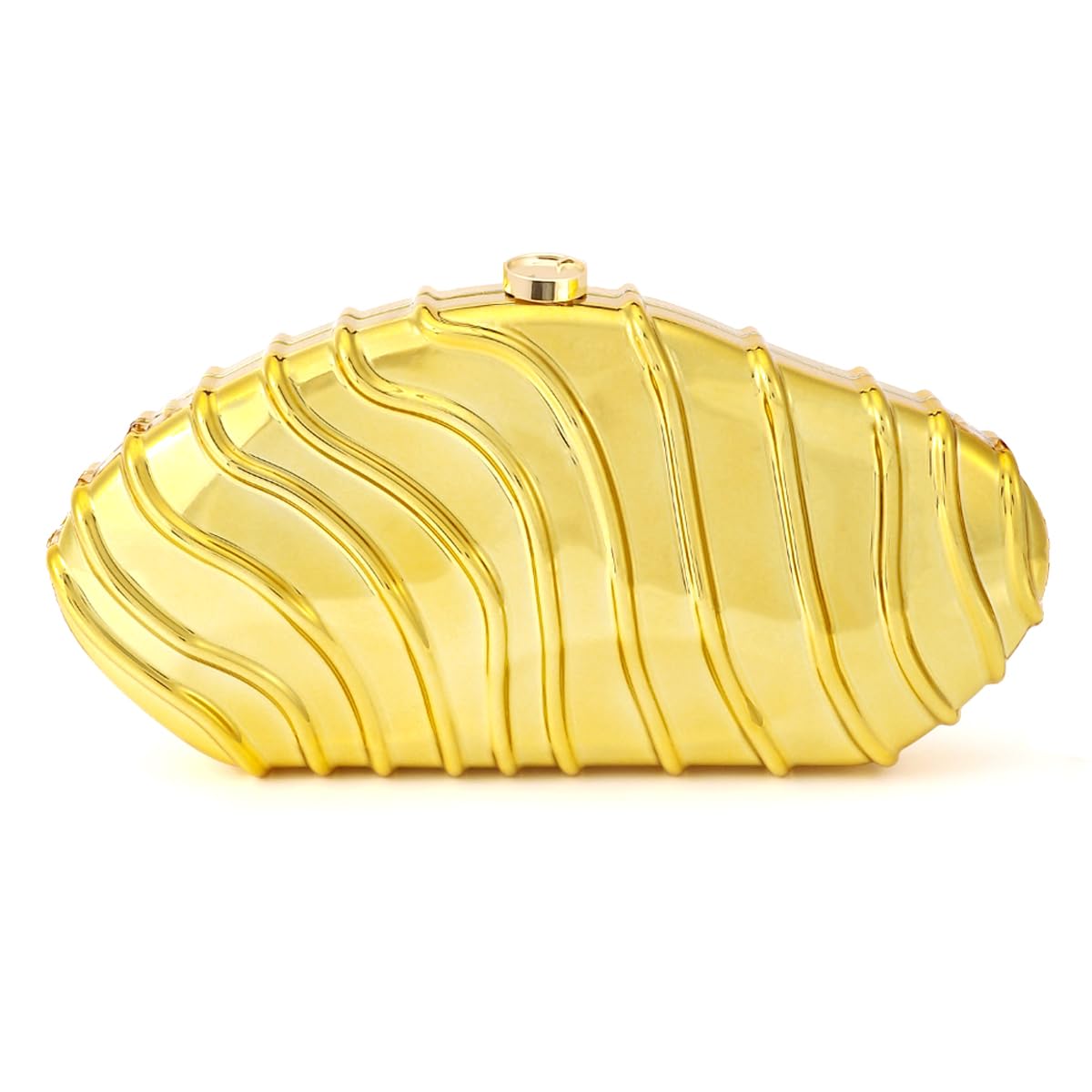 Acrylic Clutch Purse for Women Irregular Shell Evening Handbag for wedding party