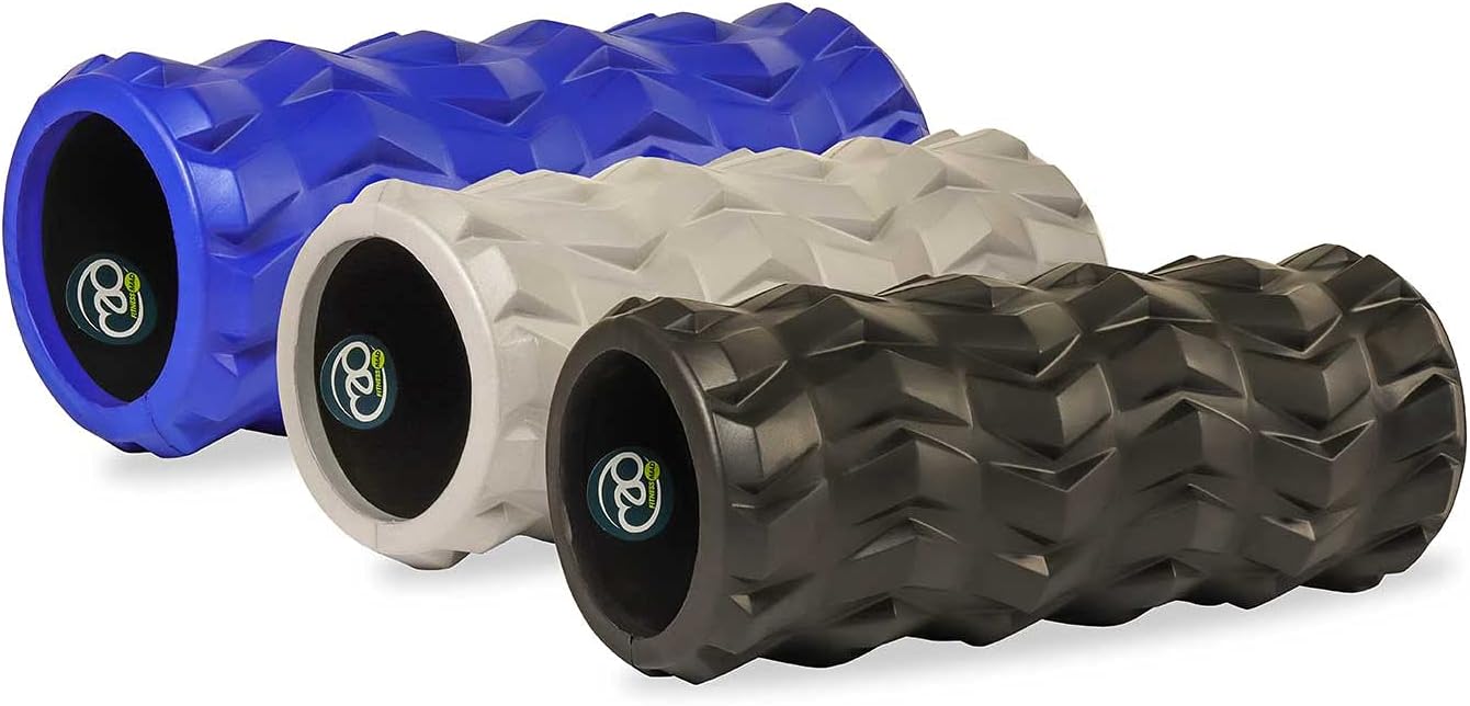Tread EVA Foam Roller, Portable Deep Pain Relief, Trusted by Athletes for Pre/Post Workout, Rehabilitation and Myofascial Release, Ideal for Footballers Runners Cyclist Gym