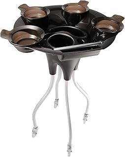 Hairdressing Cart, Beauty Salon Hair Salon Hair Salon Dyeing Oil Bracket Dyeing Tool Cart Trolley Dyeing Bowl Cart,A