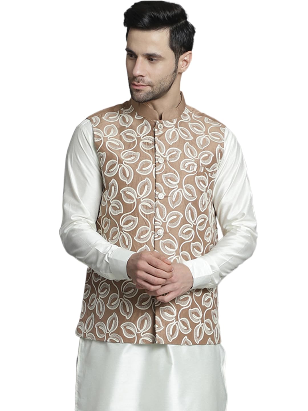 jompers Men's embroidered Nehru Jacket-picture-52