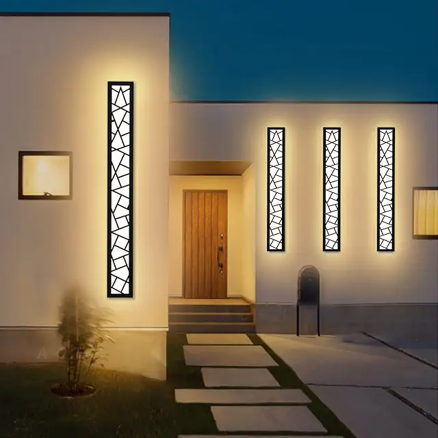 Applique Murale Extérieure LED IP65 Blanc Chaud 80cm - Éclairage Design Jardin Terrasse