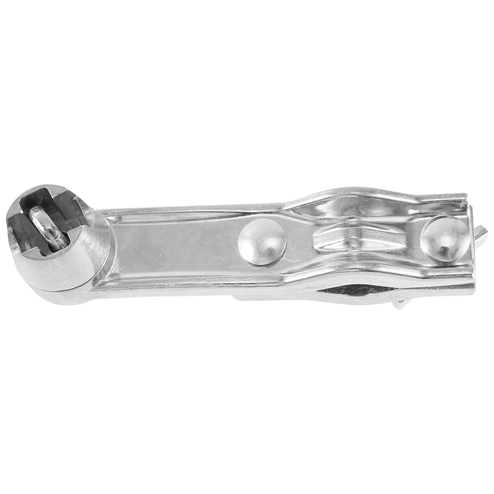 1 Stück Cowbell Halter Cowbell Extension Clip Silber Metall Cowbell Retainer Lock gebogene Trommel Verbindungsstangen