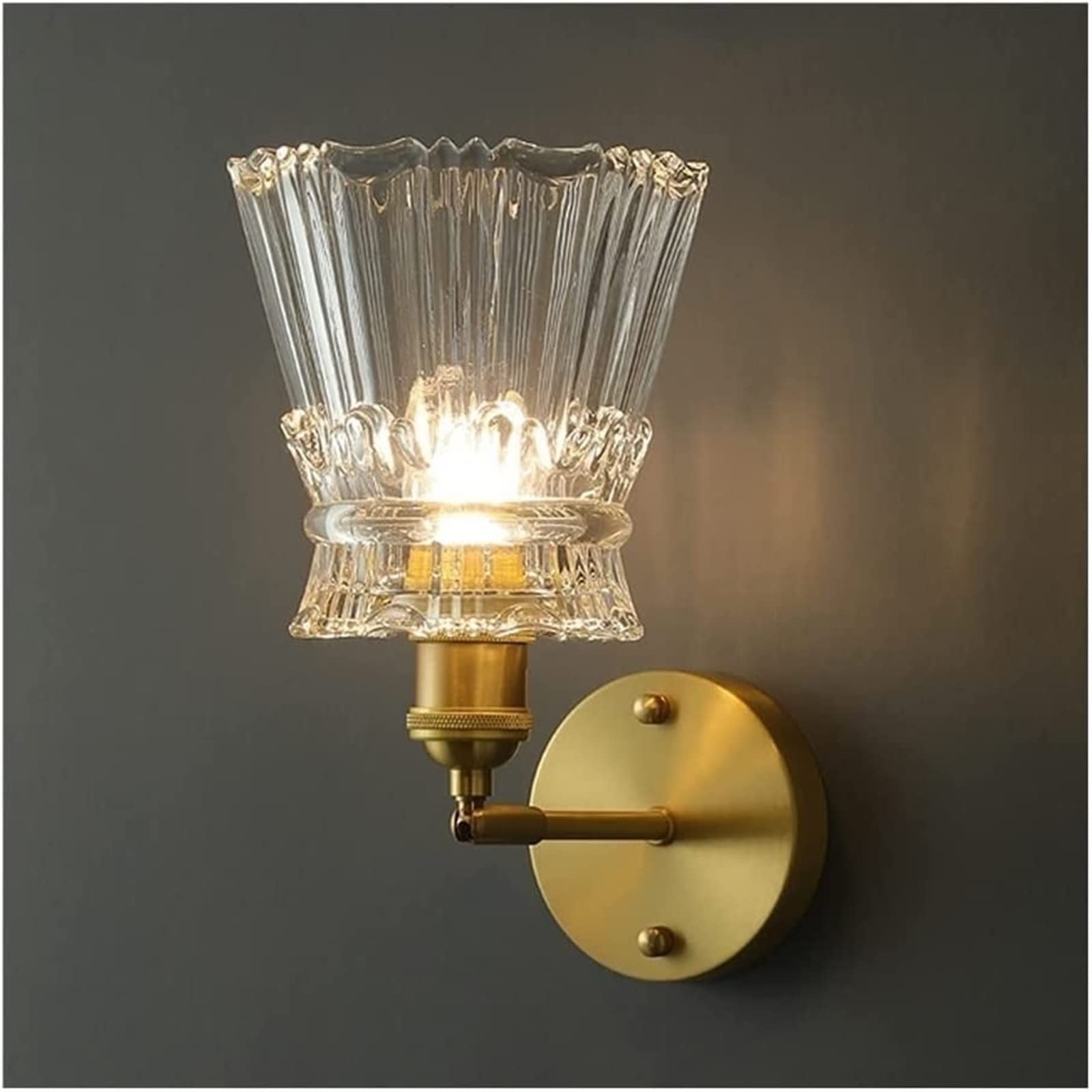 Lampe murale laiton AMUCK industrielle pour un éclairage intérieur chic - 8