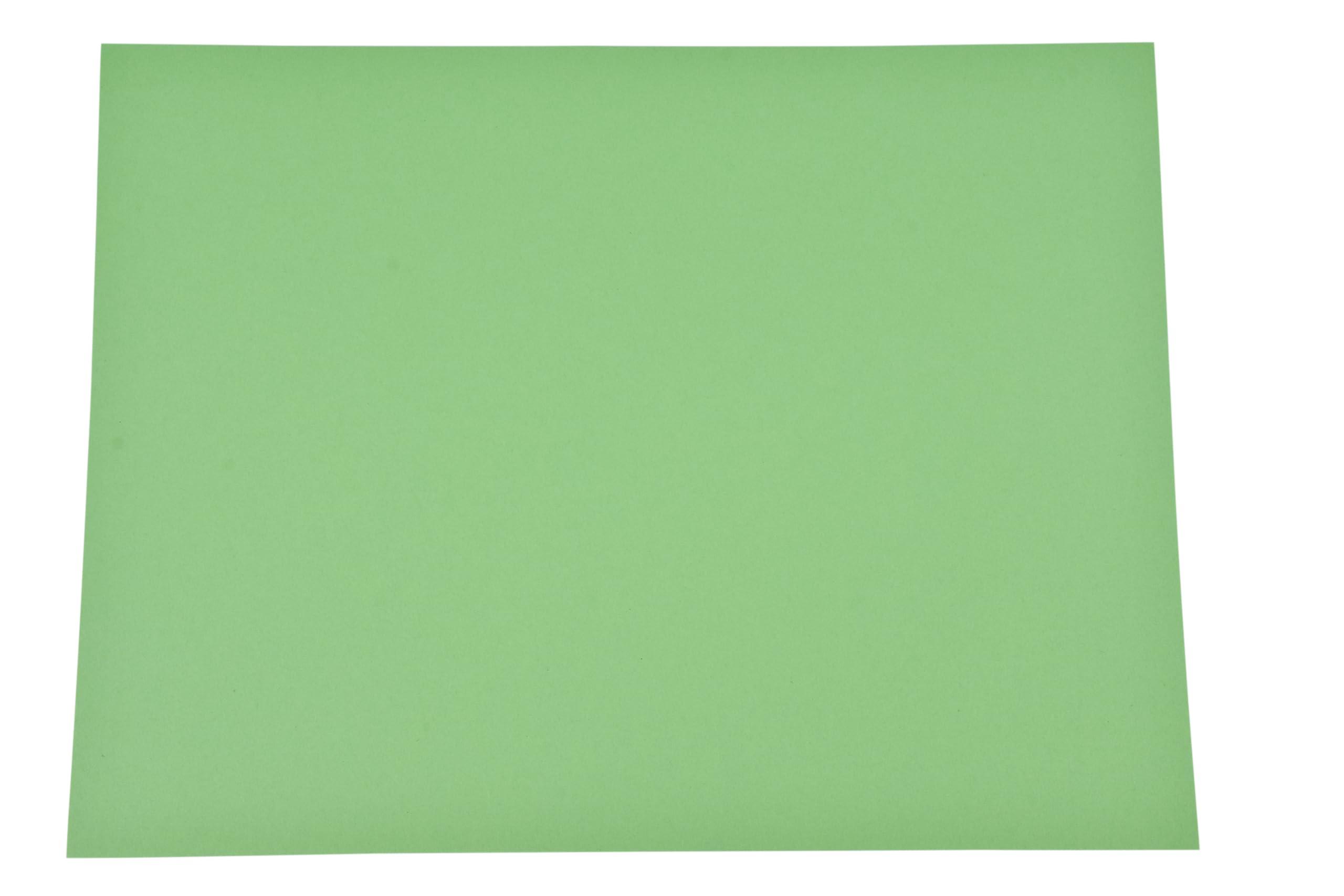 folia 6351 Coloured Paper 130 g/m², Coloured Drawing Paper in Light Green, DIN A3, 50 Sheets, as a Base for Numerous Crafts