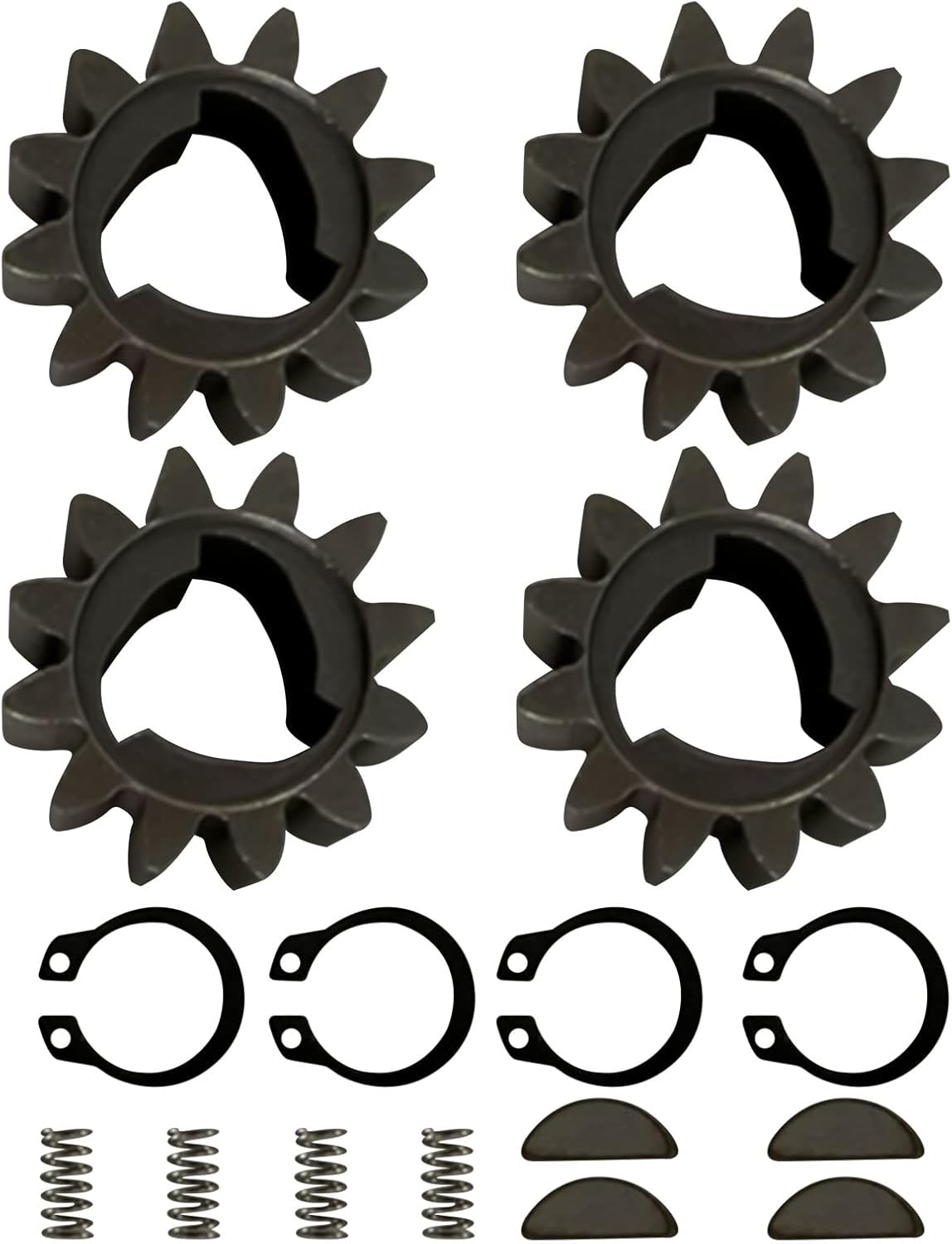 Lawn Mower Parts 42661VE2800 Gears 42672VE2800 Keys Springs & Clips, Compatible with Honda