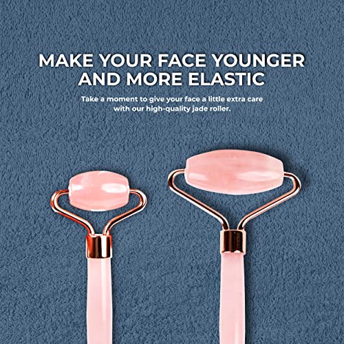 Image of (ROSE) Roller. For facial massager, under eye Dark circles, beauty treatment, puffy eyes, Eye roller and Blood flow.