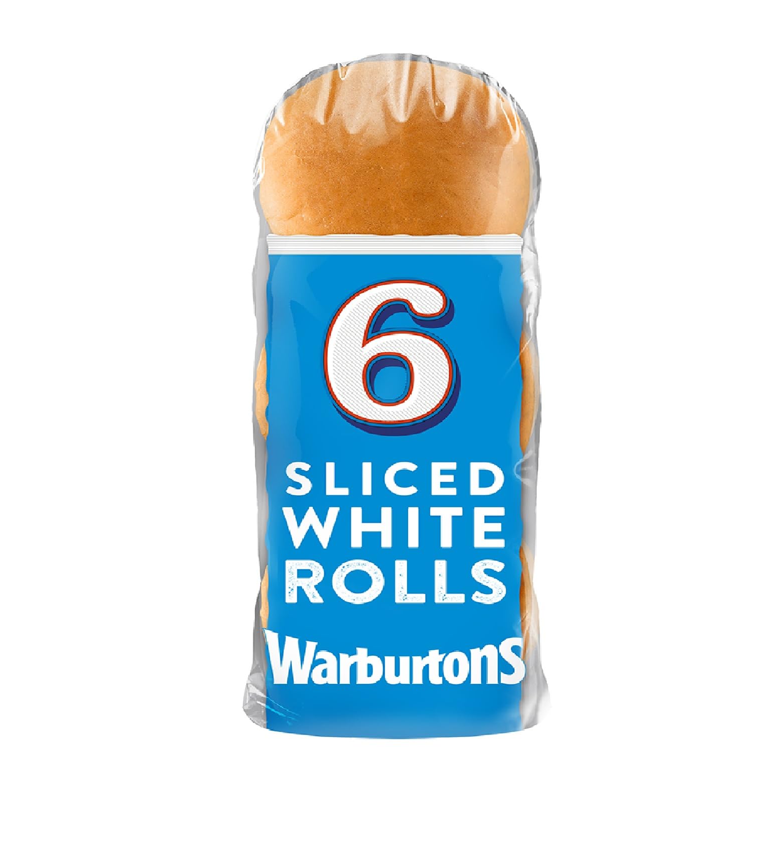 6 Sliced Sandwich Rolls, 330g