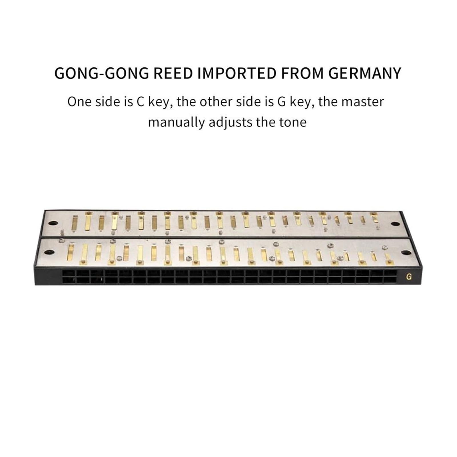 10-otworowa dwustronna harmonijka Tremolo diatoniczna harmonijka Blues Harp C&G dwustronne klawisze dla graczy dorosłych uczniów