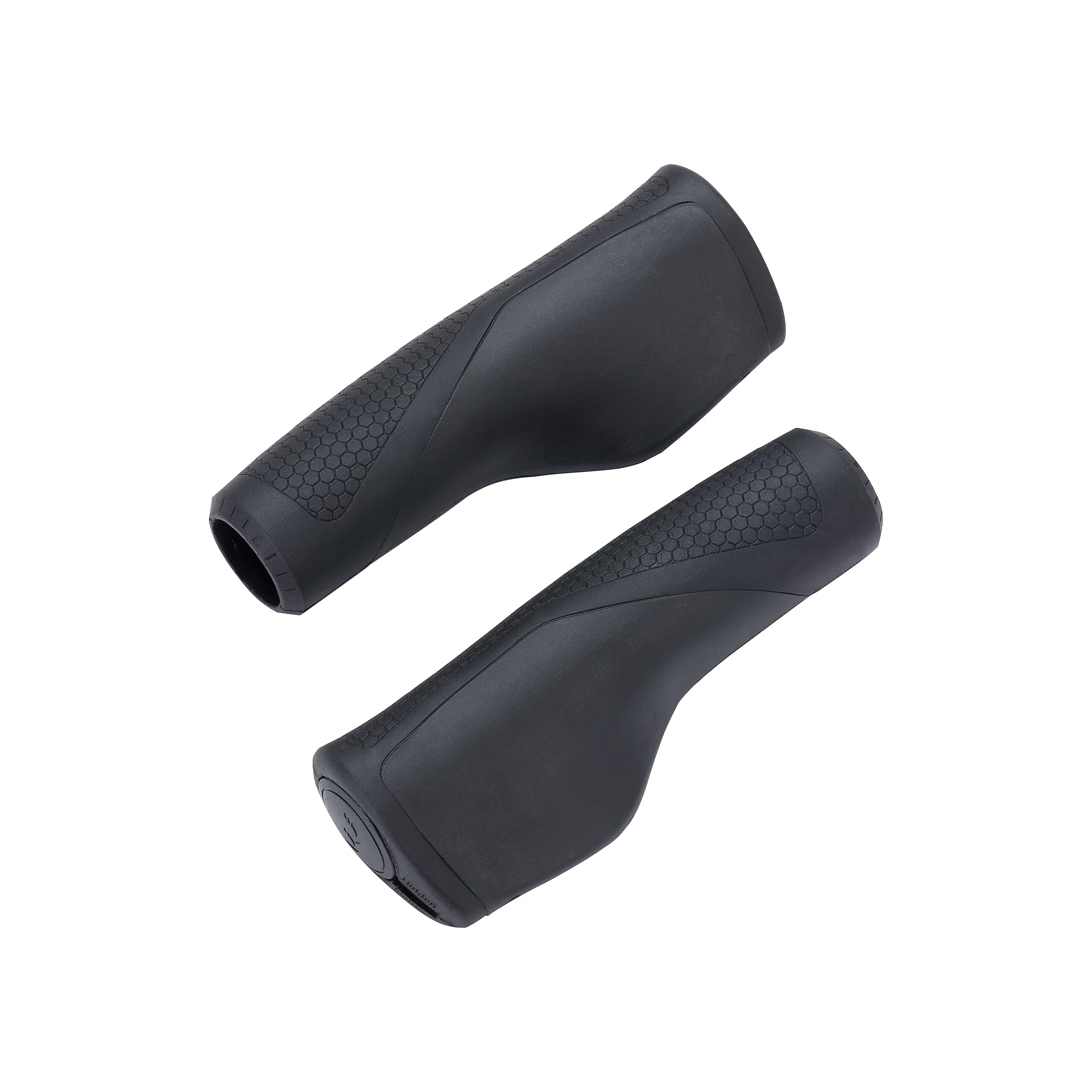 BBB Cycling Mamba Handlebar Grips - Dual Density Kraton Rubber - Cycling Grips with Non-Slip Design - 130mm Black - BHG-100