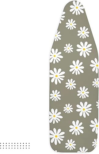 Miniatura 8 de Encasa - Fundas para tabla de planchar (14 x 42 pulgadas) con cordón de ajuste con acolchado de fieltro grueso de 0.118 pulgadas, ajuste fácil,