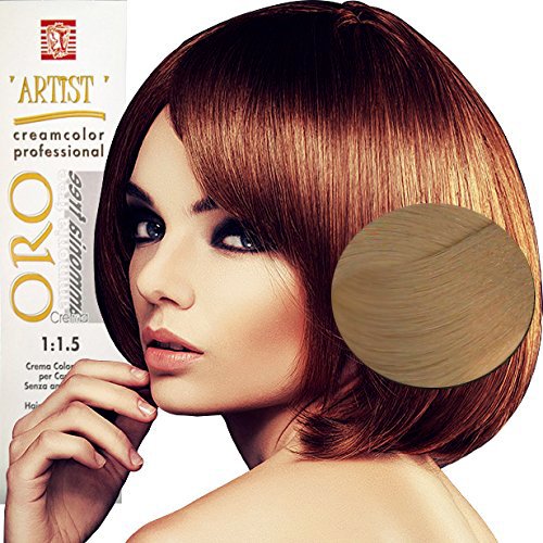 Professionelle Haarfarbe Extra Helles Blonde Naturell Ohne Ammoniak 10/0 Permanent 100ml Made in Italy Cover