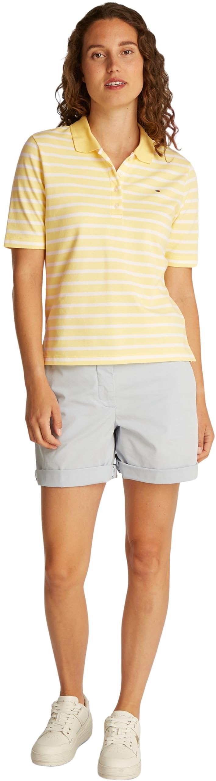 Tommy Hilfiger Polo de manga corta Mujer 1985 Pique Regular Fit