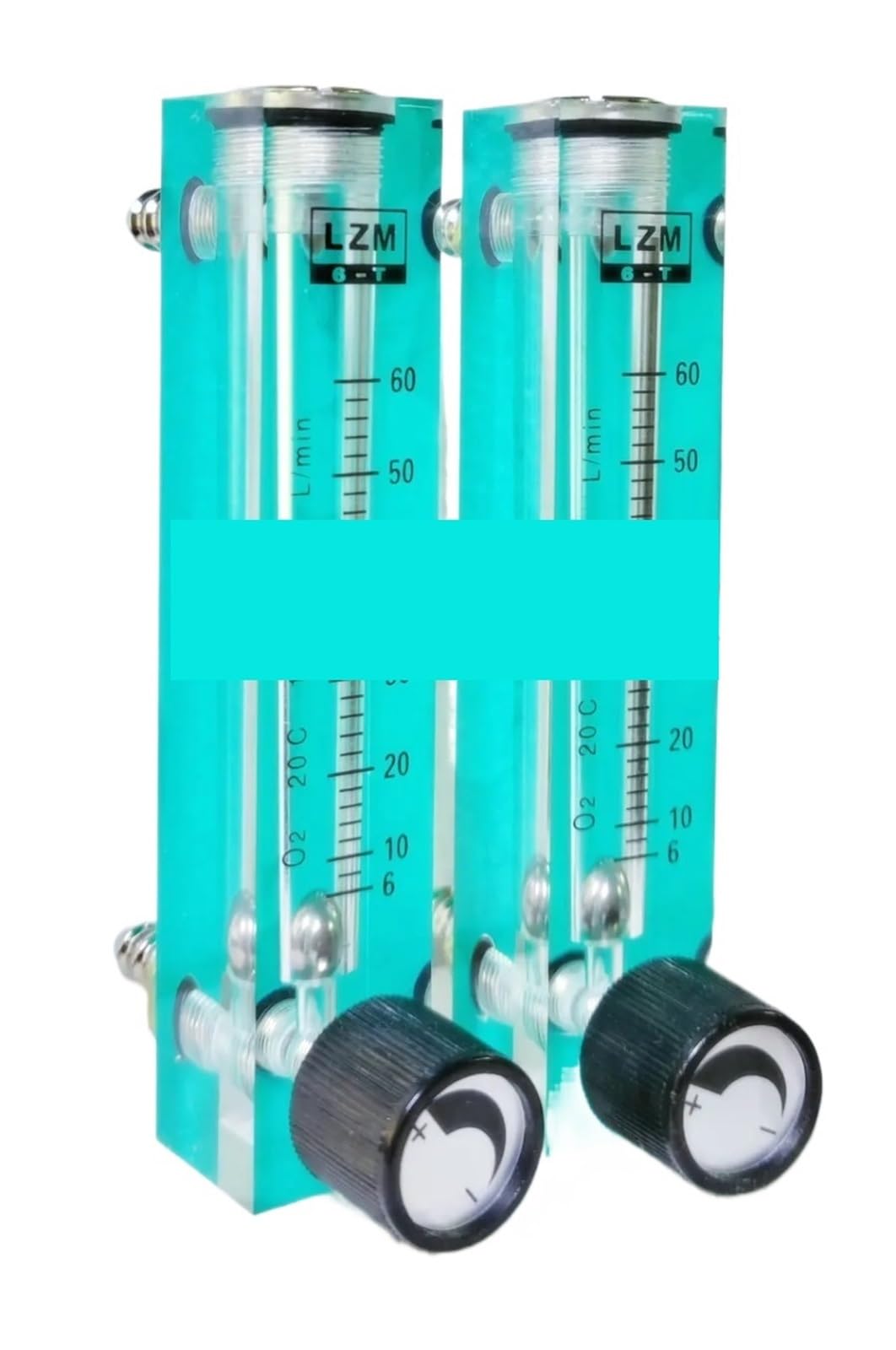 1 szt. 1-5 2-10 2-15 2-20 2-25 2-30 3-35 4-40 6-60 LPM LZM-6T przepływomierz tlenu panel rotametru instalacja z zaworem (1-5LPM)