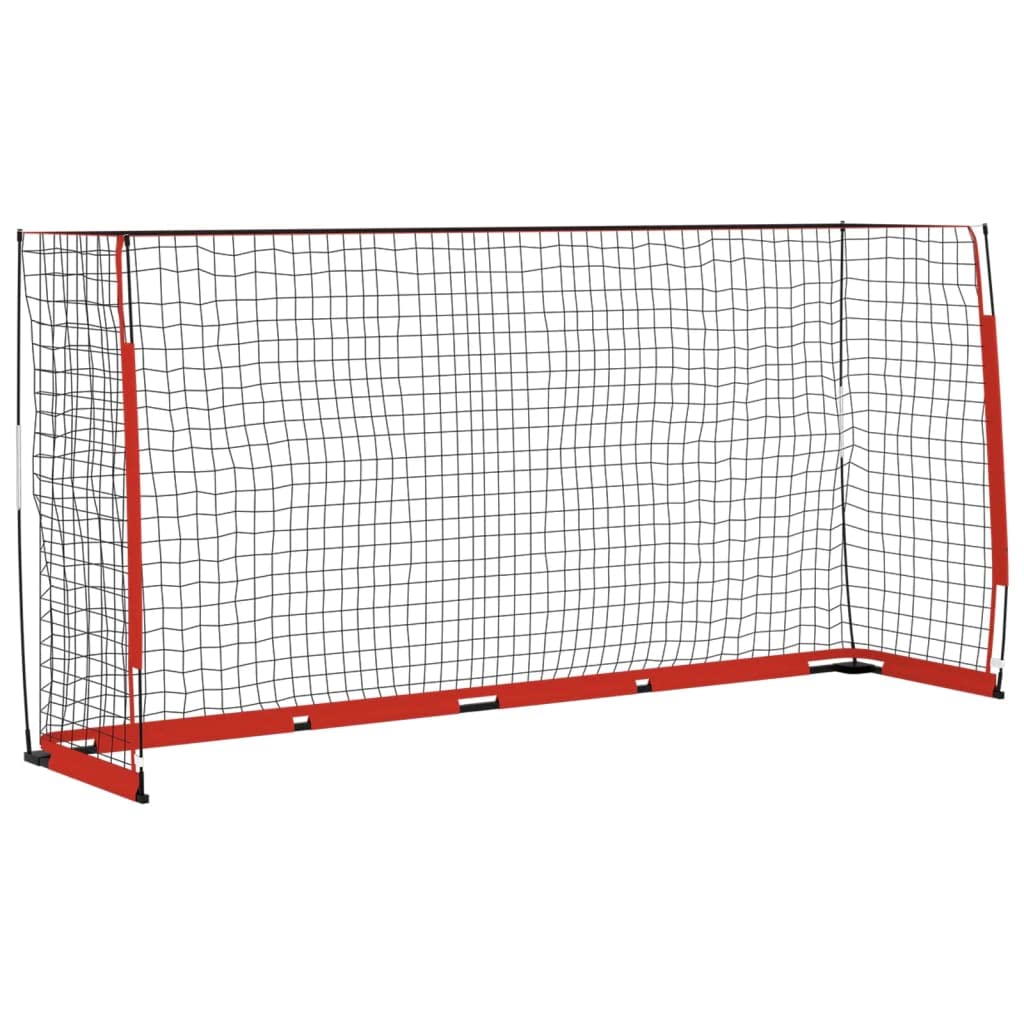 Portería de fútbol plegable, 184 x 91 x 124,5 cm, marco de acero