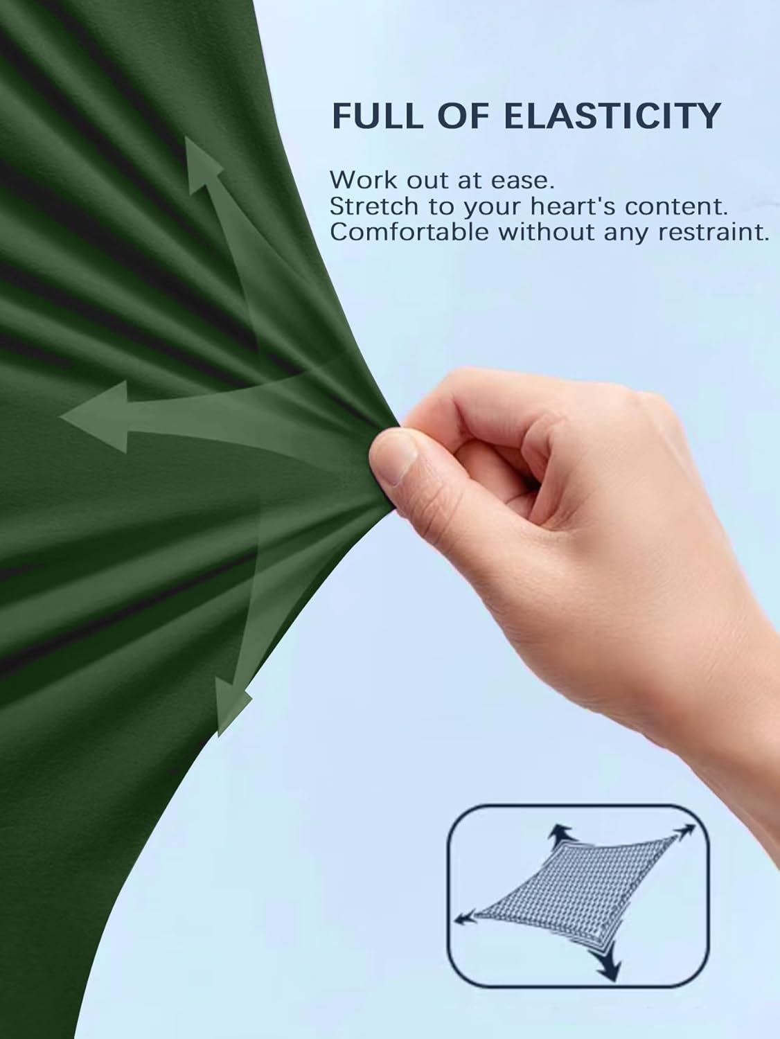 Women's Outdoor Hiking Pants Lightweight Breathable Quick Dry Stretchy Running Athletic Pants with Zipper Pocket - Image 4