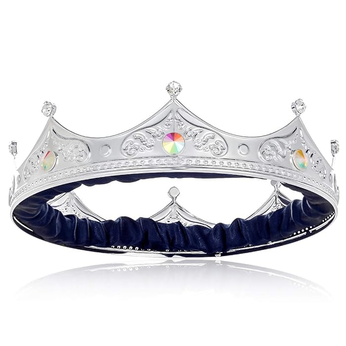 Buy BROSWJUN Adults Men Birthday King Crowns Costume Prom King Crown