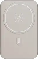 Geonav Power Bank, Carregador Portátil Universal por Indução 10.000mAh, Carregamento rápido*, Suporte Dobrável, Compatível com MagSafe® PB10MAGOW Off White